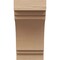 Ekena Millwork 10"W x 10"D x 20"H Wide Pescadero Rough Cedar Woodgrain TimberThane Corbel, Primed Tan CORUR10X10X20PECRCPR - alternate 4